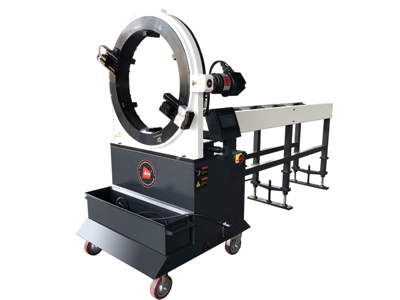 Portable machines for cutting tubes and pipes